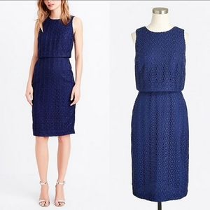 New J Crew Tiered Eyelet Dress; Crochet; S…